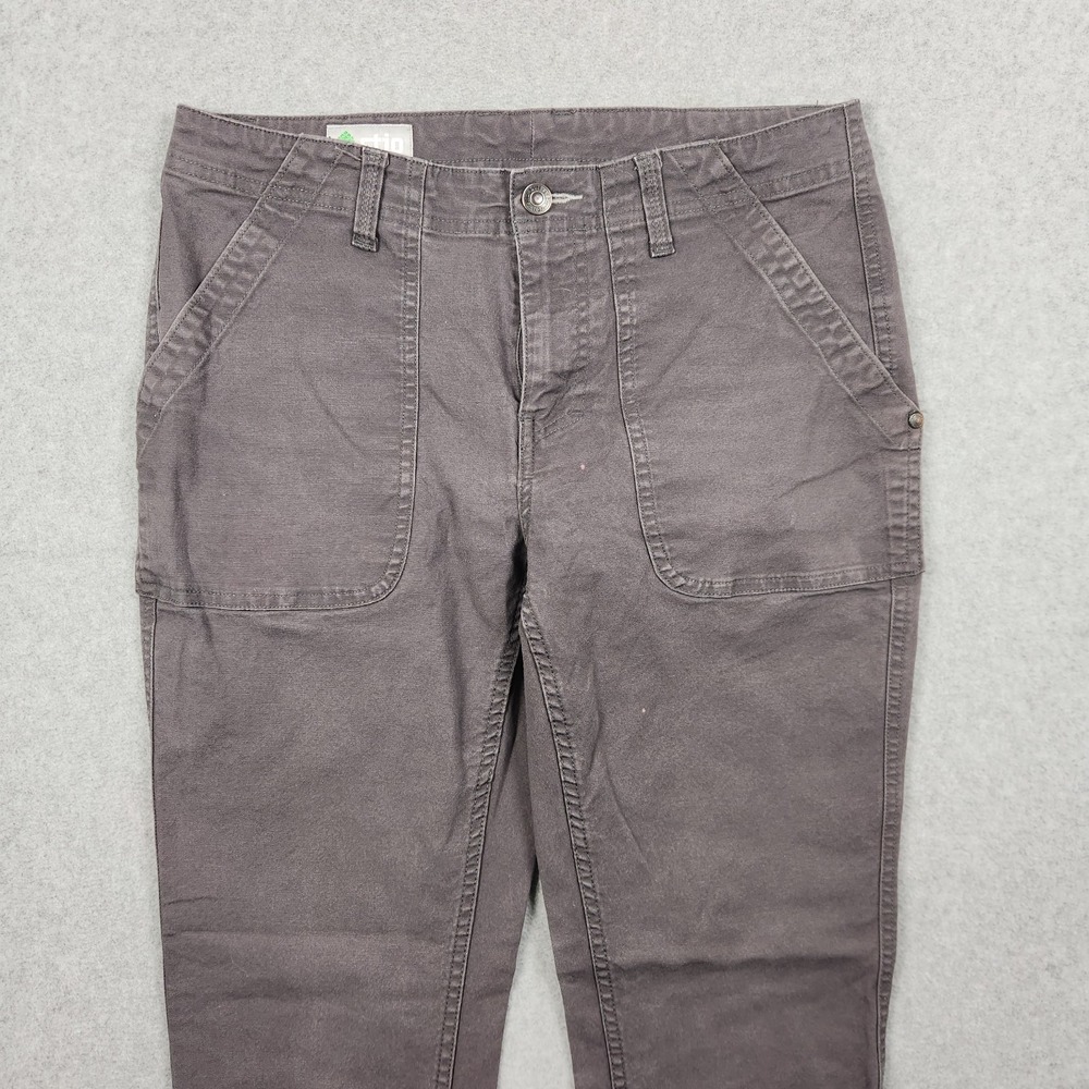 Stio Pants Womens 6 Gray Organic Cotton Utility Hiking Outdoors Active Camping